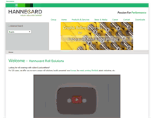 Tablet Screenshot of hannecard.com